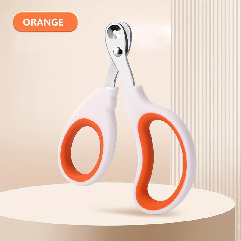 Pet Nail Clippers Round Hole Anti bleeding Nail Scissors For Cat Stainless Steel