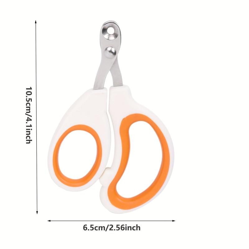 Pet Nail Clippers Round Hole Anti bleeding Nail Scissors For Cat Stainless Steel
