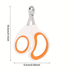 Pet Nail Clippers Round Hole Anti bleeding Nail Scissors For Cat Stainless Steel