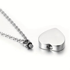 I Love You Forever Heart Pendant Cremation Urn Necklace Ashes Jewelry