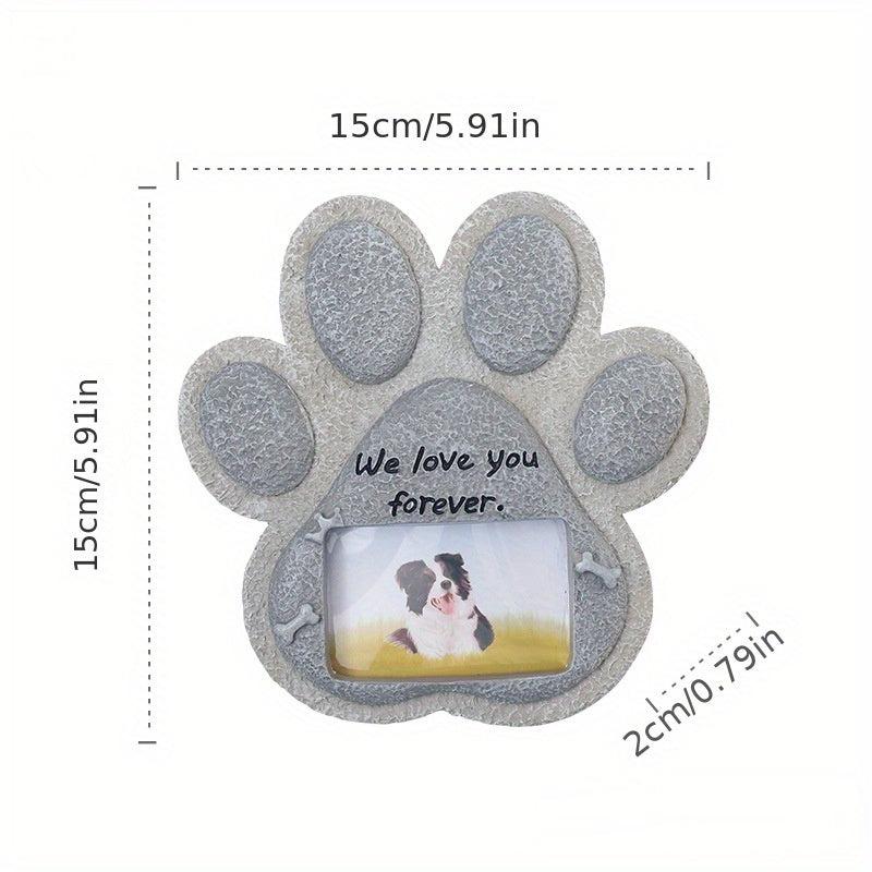 Personalized Pet Memorial Stone & Photo Frame