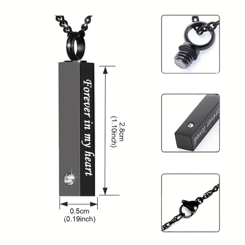 Heart Urn Necklace for Ashes Cremation Jewelry