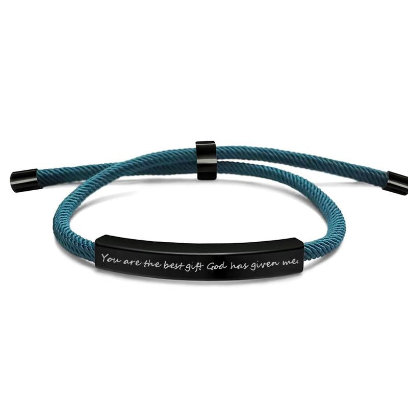Personalized Stainless Steel Pet Name Bracelet