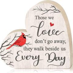Heart Shaped Wood Pet Memorial Remembrance Plague