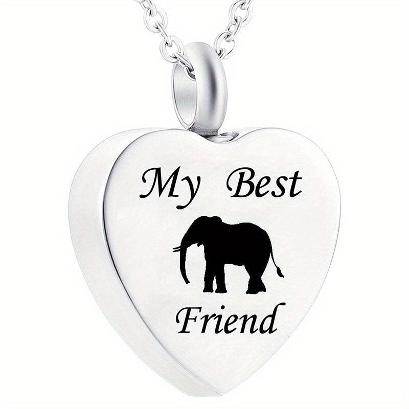 Pet Memorial Necklace Heart Pendant for Beloved Dogs and Cats