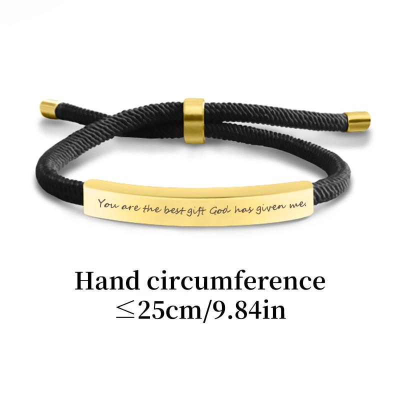 Personalized Stainless Steel Pet Name Bracelet