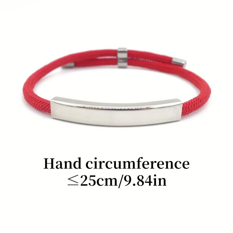 Customized Stainless Steel Pet Bracelet with Engraved Name