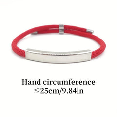 Customized Stainless Steel Pet Bracelet with Engraved Name