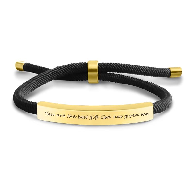 Personalized Stainless Steel Pet Name Bracelet