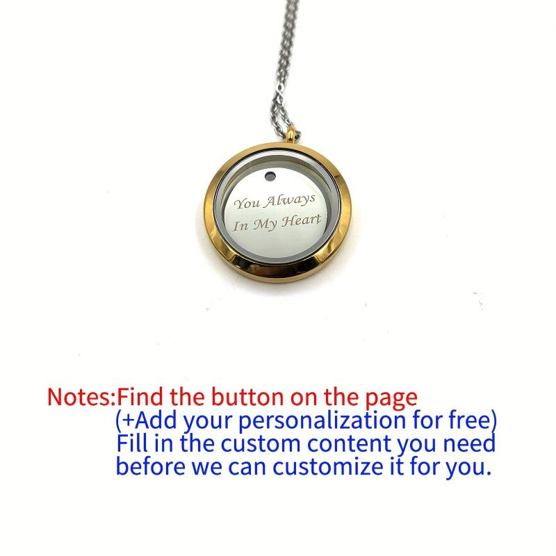 Golden Screw Cap Pet Memorial Pendant Custom Engraved Name Years Silver Plate