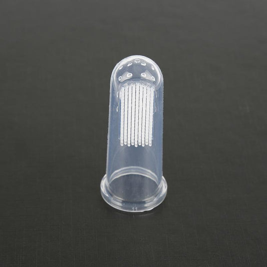 1pc Pet Toothbrush Soft Finger Cover Tooth Brushing Care Tool