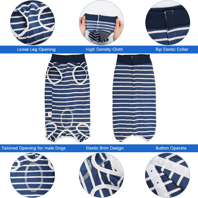 Pet Recovery Clothing Post Surgery Anti licking Apparel For Dogs Cats