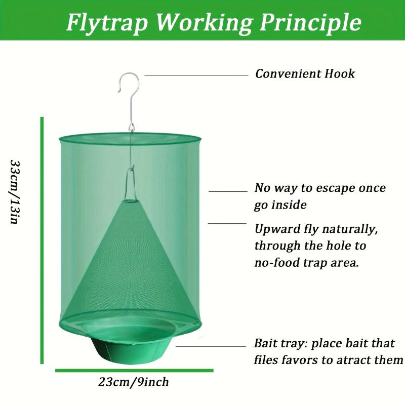 2pcs Reusable Outdoor Fly Trap - Keep Your Space Fly-Free!