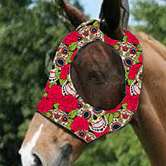 Ultra Light UV Horse Mask with Ear Cover and Soft Mesh