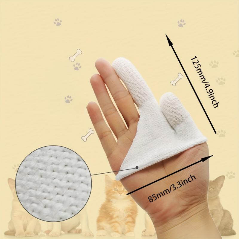 Pet Dental Care Kit Toothbrush for Cats & Dogs with Full Surround Bristles