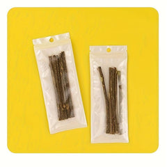 10pcs Catnip Silvervine Sticks Chew Toy for Cats Teeth Cleaning Anxiety Relief