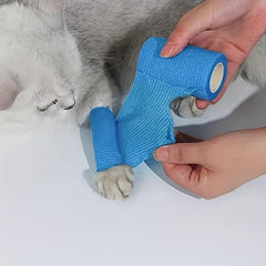 2Pcs Self Adhesive Bandage Wrap Tape for Pets Dogs Cats Horses