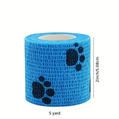 2Pcs Self Adhesive Bandage Wrap Tape for Pets Dogs Cats Horses