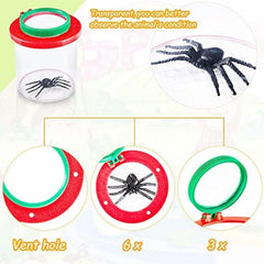 Yellow Plastic Insect Box w/ Acrylic Magnifying Glass