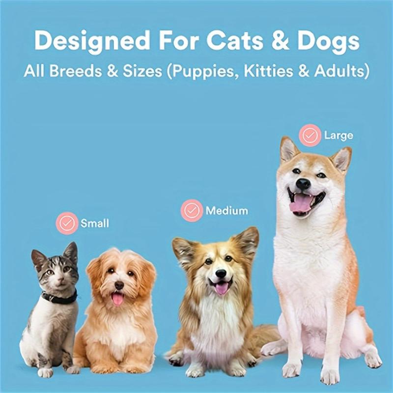 2pcs Silicone Dog Finger Toothbrush 360 Degree Cleaning Brush
