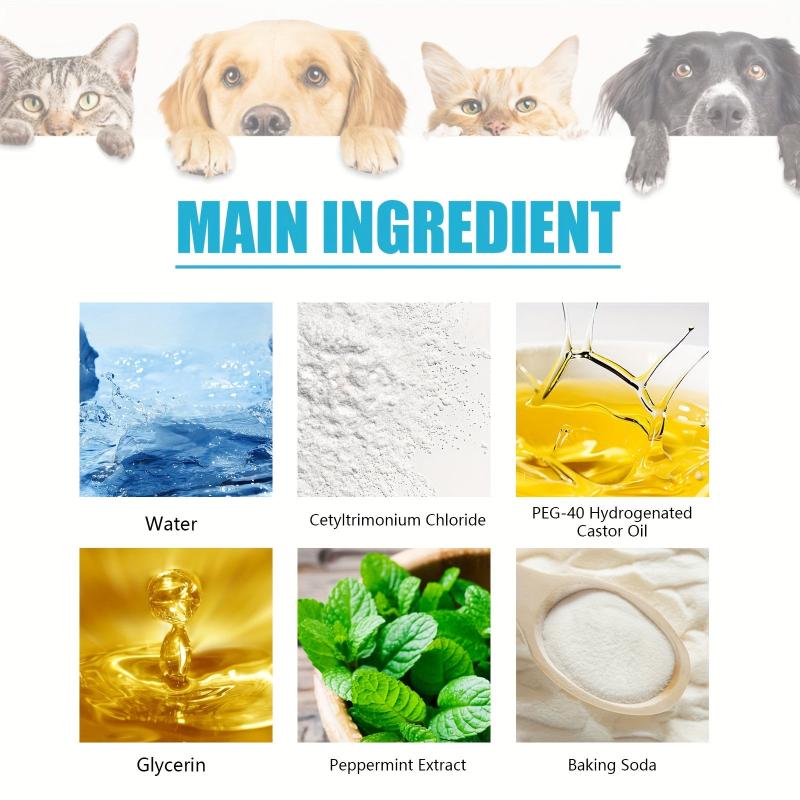 50pads Dog Toothbrush Pet Finger Cover Dental Cleaning Wipes