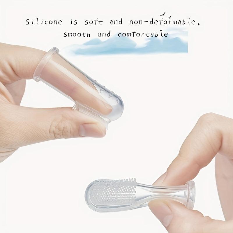 Soft Silicone Pet Toothbrush for Cats and Dogs Oral Cleaning