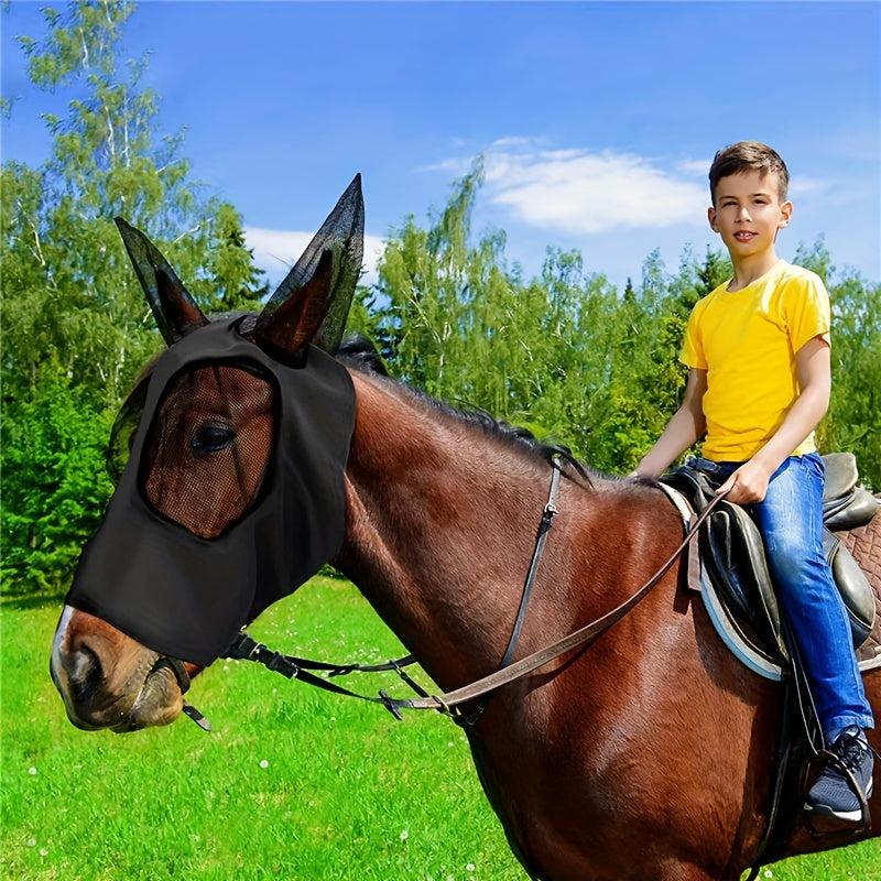 Breathable Horse Protective Mask Comfortable Cover
