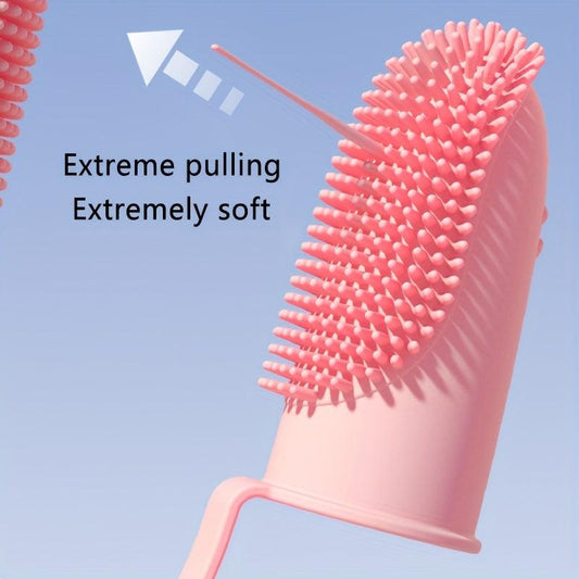 Silicone Fingertip Pet Toothbrush For Dog & Cat