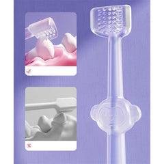 3pcs Silicone Toothbrush Set for Dogs & Cats Dental Care