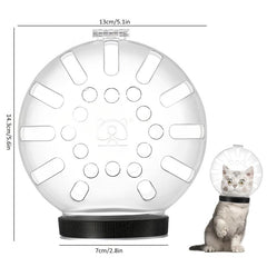 Transparent Breathable Pet Cat Muzzle Anti-bite Anti-scratch Headgear
