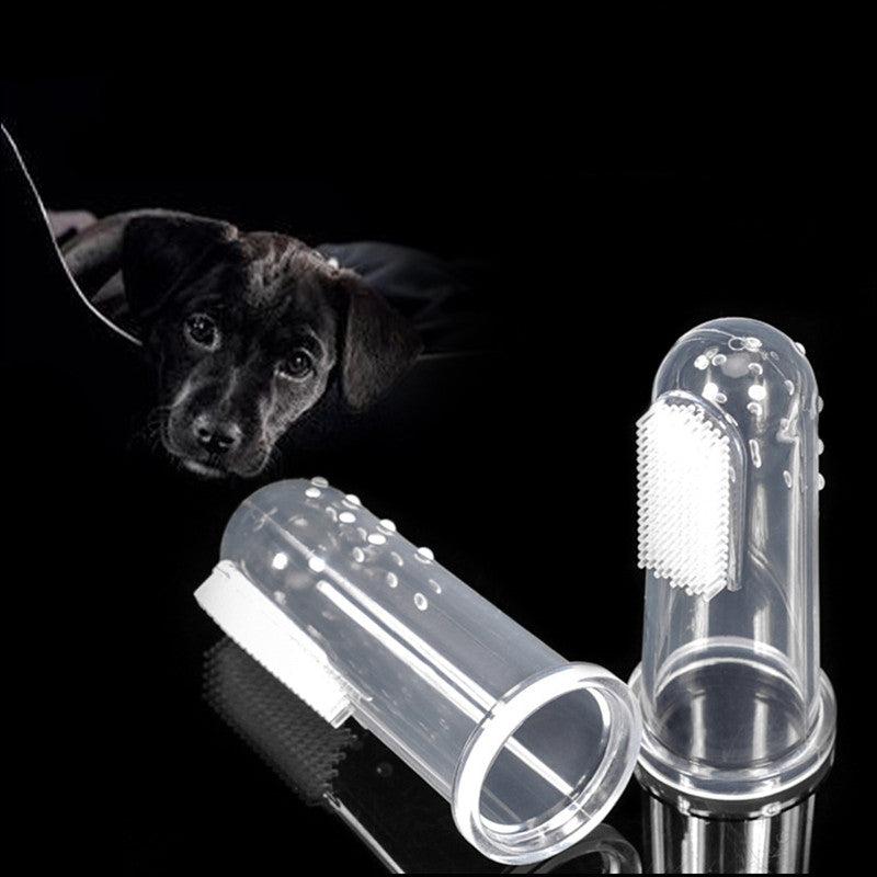 Pet Finger Toothbrush 3 Pack Dogs Cats Teeth Cleaning Supplies