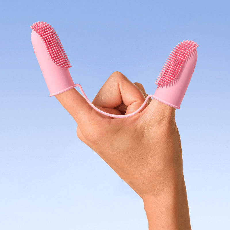 Dog Teeth Cleaning Finger Toothbrush Kit