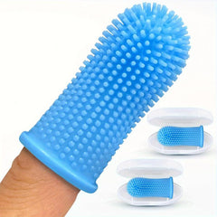 2pcs Dog Finger Toothbrush with Storage Box - Dog Teeth Cleaning Brush