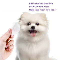 200pcs Pet Eye Cleaning Wipes Tear Stain Remover For Cats