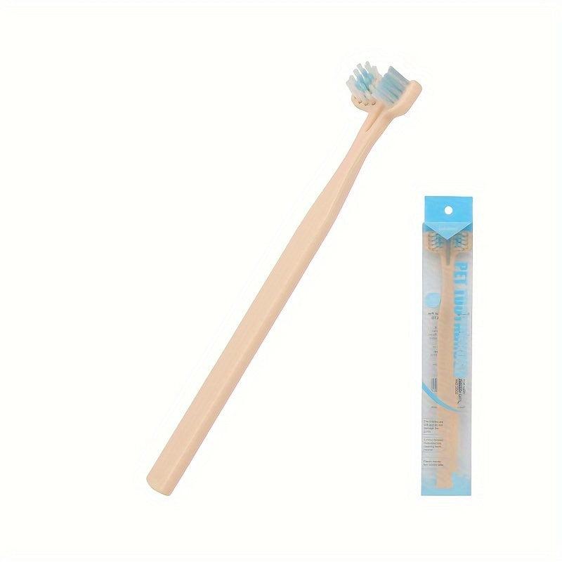 Pet Double Head Toothbrush Dog Oral Cleaning Brush Soft Bristle Dental Care