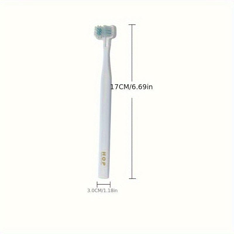 Pet Double Head Toothbrush Dog Oral Cleaning Brush Soft Bristle Dental Care