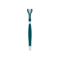 1pc 3-Sided Dog Toothbrush for Clean Teeth & Fresh Breath