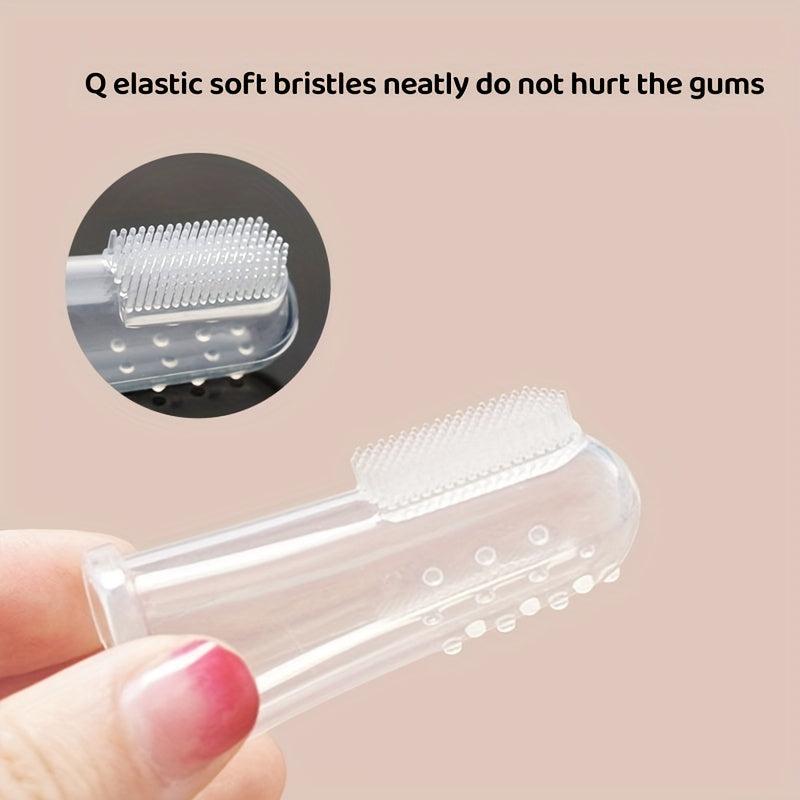 5pcs Dog Toothbrush Finger Cover Dental Care