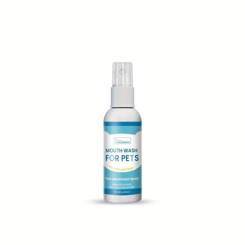 Pet Oral Spray for Dogs and Cats Bad Breath Yellow Teeth Cleaning Care