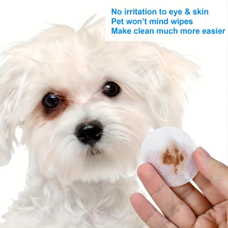 120pcs Pet Eye Wipes Gentle Tear Stain Wipes For Dogs And Cats