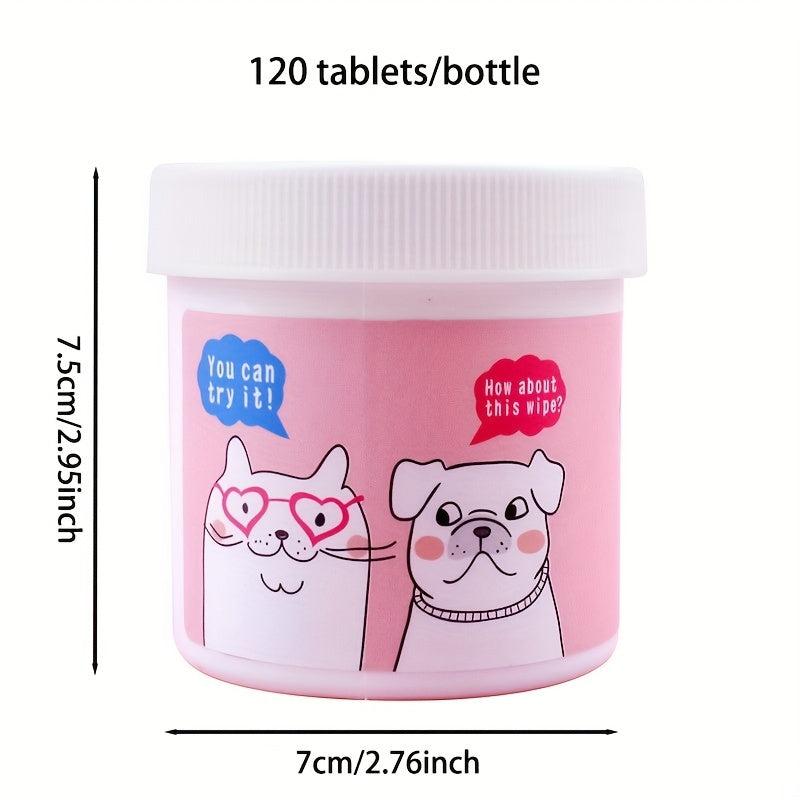 120pcs Pet Eye Wipes Gentle Tear Stain Wipes For Dogs And Cats