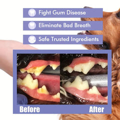 Pet Tooth Cleaning Spray Dogs Cats Bad Breath Oral Care Dental Liquid