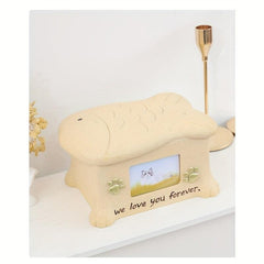 Pet Resin Urn Dog Ashes Container Ashes Holder Memorial Cremation Urns Cats Ashe