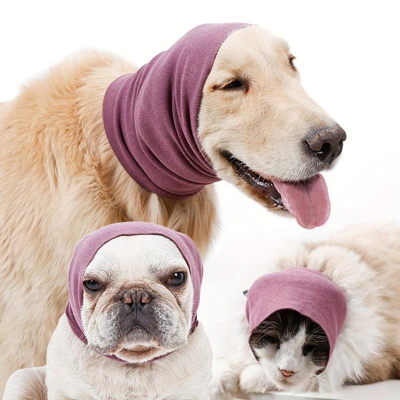Pet Dog Ear Cover Wrap Noise Snood Anti scare Noise proof Protective Ear Muffs