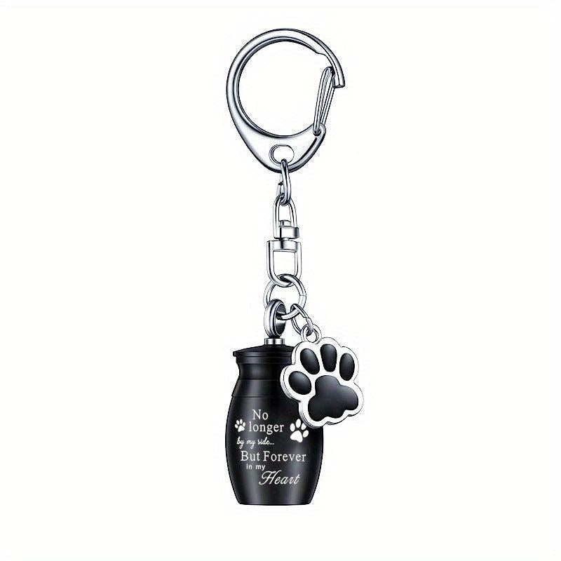 Small Pet Cremation Keychain Keepsake Memorial Jewelry for Dogs Cats