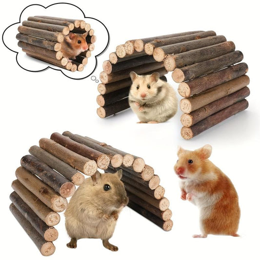 2pcs Hamster Toys Small Pet Toys Hamster Wheel Hamster Cage Accessories