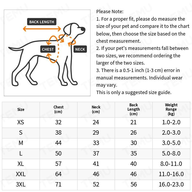 Pet Matching Jacket Winter Dog Coat Puppy Warm Clothes Padded Pat Apparel