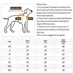 Camouflage Waterproof Dog Coat Winter Jacket for Small Medium Dogs