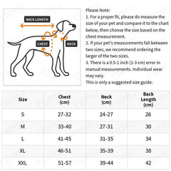 Pet Winter Warm Coat Windproof Waterproof Dog Jacket With Leash Ring