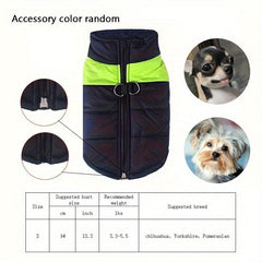 Waterproof Dog Vest Winter Padded Jacket Coat